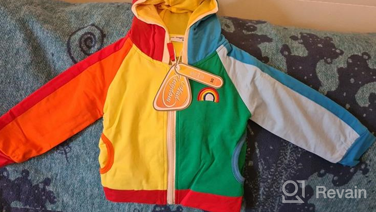 img 1 attached to 👕 Cute Cartoon Zip Up Hoodies for Little Boys in Mud Kingdom Outerwear Jacket review by Nhyiraba Wilson