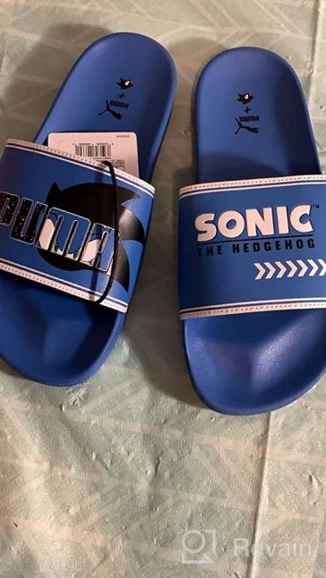 img 1 attached to 👟 Comfortably Stylish: PUMA Unisex-Child Sega Leadcat Slide Sandal for Ultimate Footwear Experience review by Amador Buckenmeyer