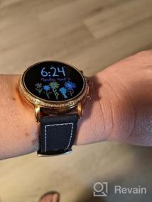 img 7 attached to Кожаные силиконовые ремешки Fullmosa 22 мм, совместимые с Samsung Galaxy Watch 46 мм, Galaxy Watch 3 45 мм, Gear S3 Frontier / Classic, коричневый