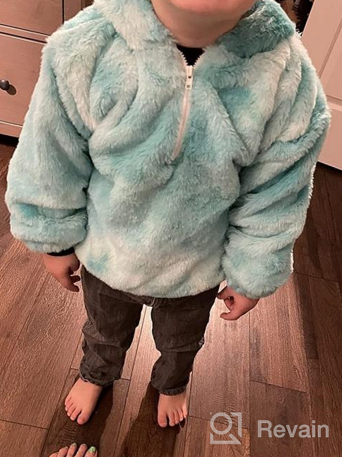 img 1 attached to 🧥 Sherpa Fleece Hoodies Pullover Jackets: Trendy Boys' Clothing in Jackets & Coats review by Jamal Murph