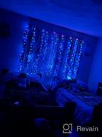 img 1 attached to White LED Curtain Lights With 300 LEDs, 8 Modes, USB & Remote - Perfect For Home Decor, Weddings, Parties, Halloween & Christmas Wall Or Window Decorations In The Bedroom Or Living Room. review by Nick Mosley