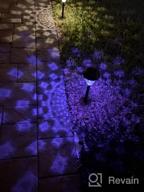 картинка 1 прикреплена к отзыву Освещайте свою дорожку с помощью 8-пакетных солнечных светодиодных фонарей - водонепроницаемых, декоративных и меняющих цвет для вашего патио, сада или подъезда. от Jeremy Reddick