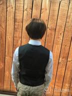 img 1 attached to Formal Suit Vest for Boys by Chaps review by Jasmin Rojas