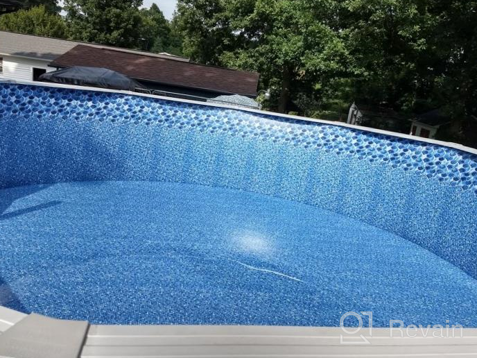 img 1 attached to 18Ft Round Smartline Waterfall Pool Liner - Overlap Style, 20 Gauge Virgin Vinyl, Designed For 48-52-Inch Steel Sided Above-Ground Pools review by Sabryna Wickings