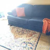 img 1 attached to Bohemian Area Rug In Multi-Colored Vintage Distressed Style - 9' X 12' From Rugshop review by Adam Gardner