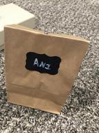 img 1 attached to 96 Black Reusable Chalkboard Sticker Labels, 50Mm X 35Mm Size, For Storage Bins, Glass Jars, Canisters, Bottles, Pantry, Crafts, With 1 White Chalk Marker - FirstZi review by Samuel Naidu