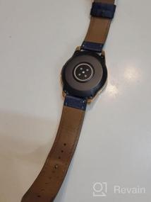 img 7 attached to Обновите стиль своих часов с помощью кожаного гибридного спортивного ремешка OMIU диаметром 22 мм, совместимого с Galaxy Watch 3, Ticwatch Pro, Samsung Galaxy Watch, Gear S3