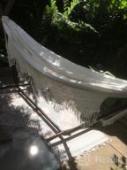 img 1 attached to 9-Foot Vivere Steel Hammock Stand With Oil Rubbed Bronze Finish - Space-Saving And Brown Color review by Austin Cejudo