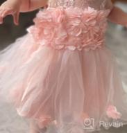 img 1 attached to 6-24M Baby Girl Flower Dress For Wedding, Bridesmaid, Birthday Party & Pageant review by Ashley Davis