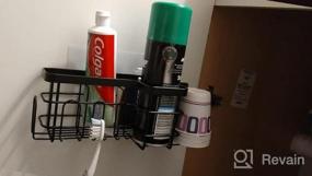 img 5 attached to Organize Your Toothbrushes And Toothpaste With HappyHapi'S Rustproof Adhesive Holder For Bathrooms And Campers