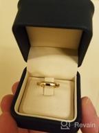 img 1 attached to 14K Solid Gold Wedding Rings By Wellingsale review by Chris Fisher