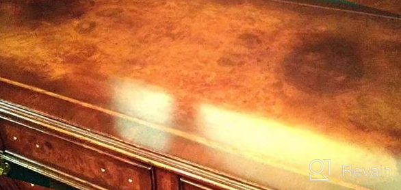 img 1 attached to SamaN Interior Water Based Wood Stain - Natural Stain For Furniture, Moldings, Wood Paneling & Cabinets (Black TEW-108-12, 12 Oz) review by Tyler Ramey