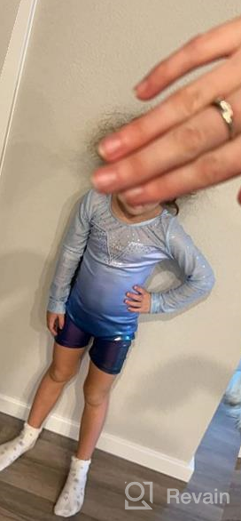 img 1 attached to BAOHULU Sparkling Striped Tank Leotard for Girls' Gymnastics & Toddlers - One Piece Biketard review by Kevin Compton