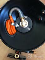 img 1 attached to Efficient WYNNsky Steel Air Hose Reel With 50FT PVC Compressor Hose And Brass Endings For Smooth Airflow review by Vincent Hurst