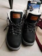 img 1 attached to 🥾 Visionreast Unisex Winter Snow Boots Insulated Outdoor Hiking Shoes with Fur Lining for Maximum Warmth review by Joey Quade