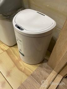 img 11 attached to 🗑️ Xiaomi Ninestars Sensor Trash Can: 10L White Bucket for Smart Waste Disposal
