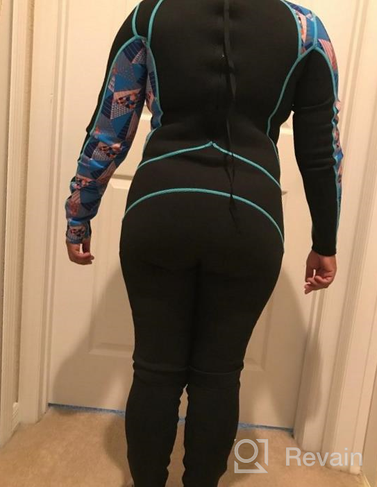 img 1 attached to Stay Safe And Stylish With CtriLady Women'S Neoprene Full Dive Wetsuit - Perfect For Swimming, Kayaking, Surfing And More! review by Tony Cole