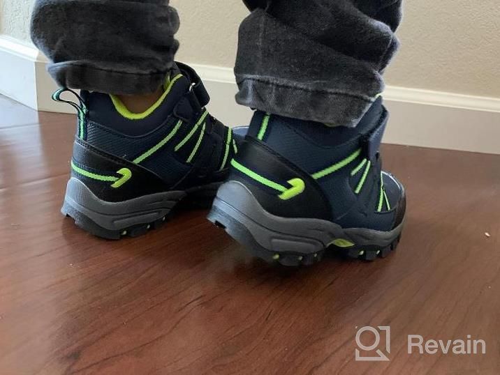 img 1 attached to Kids' Waterproof Hiking Boots: Perfect Adventure Shoes For Boys & Girls review by Dustin Miller