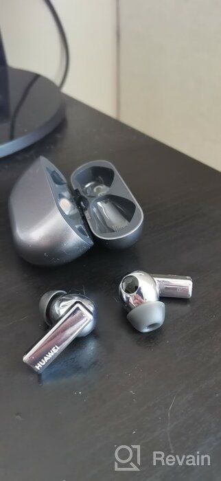 img 2 attached to 🎧 Huawei FreeBuds Pro Earbuds with Advanced Noise Cancellation, Bluetooth 5.2, and 3-Mic System for iOS and Android (Carbon Black) review by Somchai Tameeyasen ᠌