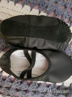 img 1 attached to Ambershine Leather Ballet Toddlers Slippers Girls' Shoes and Athletic review by Rachel Martinez
