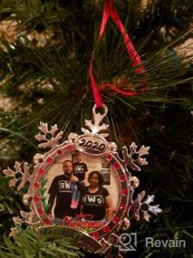 img 5 attached to Увековечите память своей семьи о Рождестве 2022 года с серебряной снежинкой Klikel'S
