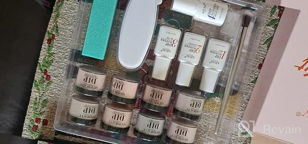 img 1 attached to AZUREBEAUTY 18-Piece Dip Powder Nail Kit: The Ultimate Starter Set For Stunning Fall And Winter Nails review by Anthony Hopkins