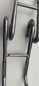 img 6 attached to Black Frameless Glass Shower Door Towel Hooks (2-Pack) By Simtive - Squeegee Hanger For Bathroom Doors.