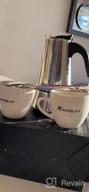 img 1 attached to Enjoy Authentic Italian Coffee With RAINBEAN Stovetop Espresso Maker - 6 Cup Stainless Steel Moka Pot Including Cups And Spoon, Suitable For Induction Cookers - Perfect Gifts For Coffee Lovers review by Erick Roby