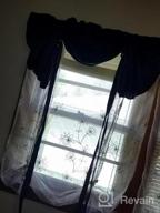 img 1 attached to H.VERSAILTEX Jet Black Adjustable Tie Up Shade/Blackout Curtain With Rod Pocket Top For Bathroom Windows - 42"W X 63"L Set Of 1 review by Samuel Reppa
