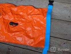 img 1 attached to 🏊 15L IDRYBAG Safety Swim Buoy Adult Tow Float - Ideal for Triathletes Training in Open Water. Inflatable Float buoy for Safe Swimming, Kayaking, Boating, Canoeing, Rafting, Surfing, Fishing, and Floating. review by David Cronin