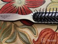 img 1 attached to Cricket Visage 390 Hair Brush: Styling, Detangling & Blow Drying For All Hair Types - Anti-Static Nylon Bristles & Aluminum Handle - Made In Korea review by Brian Dildine