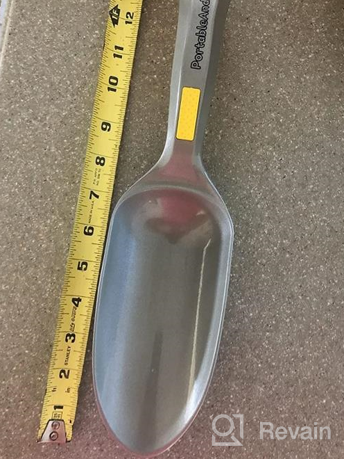 img 1 attached to Get Your Garden Game On-The-Go With Our Portable Rust-Proof Hand Trowel - Heavy Duty And Bent-Proof With Ergonomic Handle review by John Sharma