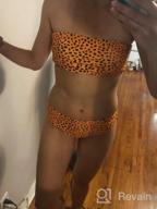 img 1 attached to Stand Out This Summer With StarVnc'S Stylish Two-Piece Leopard Print Bikini Set review by Sandra Getchu
