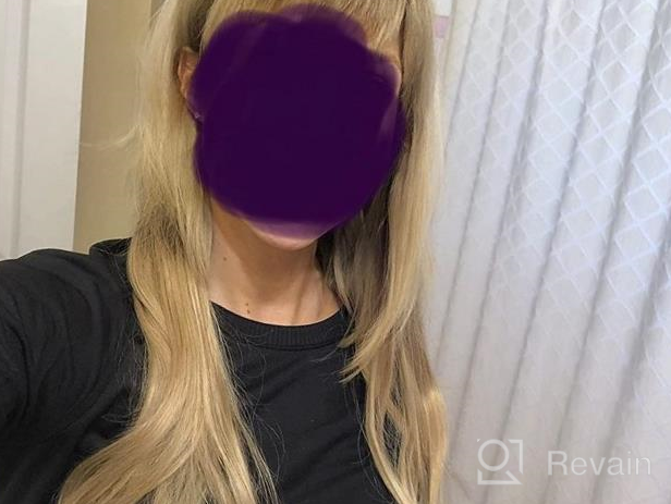 img 1 attached to Sunny Real Human Hair Clip In Extensions - Balayage Brown Ombre With Golden Blonde Highlights - 120G 7Pcs - Double Weft For Extra Volume - 16Inch Length review by Charles Barlow