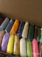 img 1 attached to Woolbuddy Needle Felting Wool Roving Kit - 6 Vibrant Natural Colors With Instructions For Winter Projects review by Desiree Scott