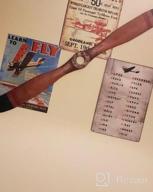 img 1 attached to Aviation-Inspired Wooden Propeller Wall Decor With 2 Blades And Detailed Design, 48" X 2" X 5", In Brown By Deco 79 review by Rashad Ross