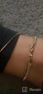 img 1 attached to Dazzle Your Ankles With Sovesi'S Gold Stainless Steel Flat Snake Chain Anklet - Perfect For The Beach! review by Andrew Roberts