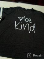 img 1 attached to Inspiring Plus Size Women'S Kindness Tees: Heartwarming Graphic Shirts For Teachers And Blessed Individuals review by Darrell Bridges
