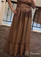 img 1 attached to Boho Chic: Women'S Summer Maxi Dress With Spaghetti Straps And Square Neckline review by Tammy Freeman