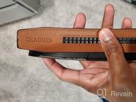 img 1 attached to Ratchet Genuine Leather Adjustable Cinturones review by Nate Ducey
