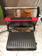 img 3 attached to Sandwich maker Kitfort KT-1609 Panini Maker, red review by Agata Buczkowska  (B ᠌