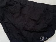 img 1 attached to 🩲 Molasus Men's Breathable Cotton Briefs Underwear with No Fly and Covered Waistband - Available in Sizes S-3XL review by Motogp Portillo