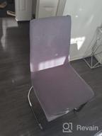 картинка 1 прикреплена к отзыву Улучшите свой обеденный опыт с набором чехлов для стульев от GoodtoU - чехлы для обеденных стульев - стильные и растяжимые защитные чехлы для стульев - отельное качество (4 шт., песочный). от Mike Gruwell