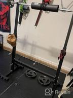 img 1 attached to 550Lbs Adjustable Squat Rack Stand, Barbell Rack, Bench Press Home Gym Weight Rack Stand By BangTong&Li review by Vishal Geske