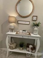 img 1 attached to Espresso ChooChoo Narrow Console Table With Drawer For Entryway review by Steven Jackson