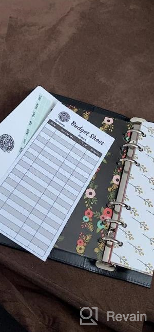 img 1 attached to Organize Your Finances With A6 Budget Binder And Envelopes Set + Bonus Stickers In Blue review by Raymundo Miller