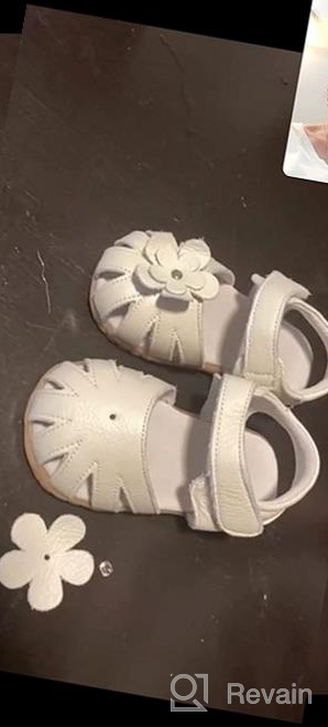 img 1 attached to Femizee Toddler Leather Sandals Butterfly Girls' School Uniforms and Shoes review by Harry Ashcraft