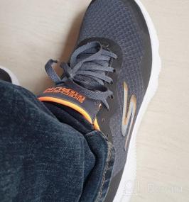 img 5 attached to Skechers FOCUS 55169 Sneaker Charcoal Orange Men's Shoes