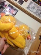 img 1 attached to Stay Cozy In Seemehappy Cute Rubber Duck Winter Warm Plush Slippers! review by Committed Schmidt
