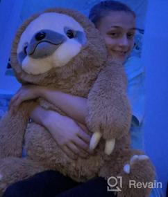img 7 attached to Winsterch'S 27.5 Inch Giant Sloth Teddy Bear: Perfect Gift For Kids, Birthdays, And Valentine'S Day